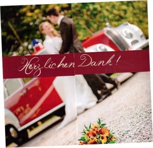 Feedback - Herzlichen Dank - Karte