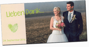 feedback - Lieben Dank - Dankeskarte